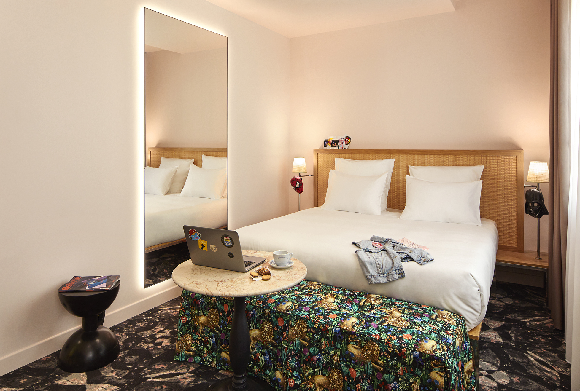 Cozy design bedroom in Roma | Mama Shelter